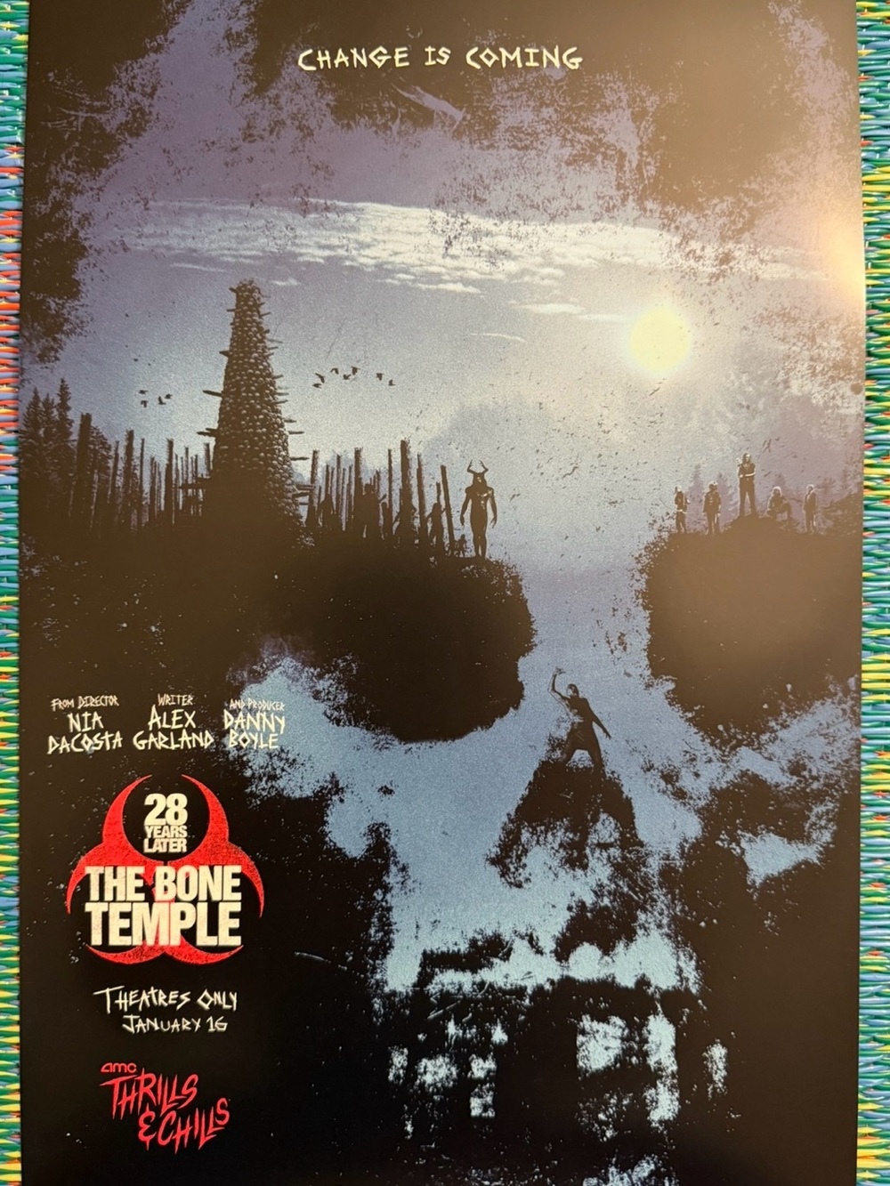 28 Years Later: THE BONE TEMPLE-  11x17 AMC Limited Edition PROMO Poster - NEW